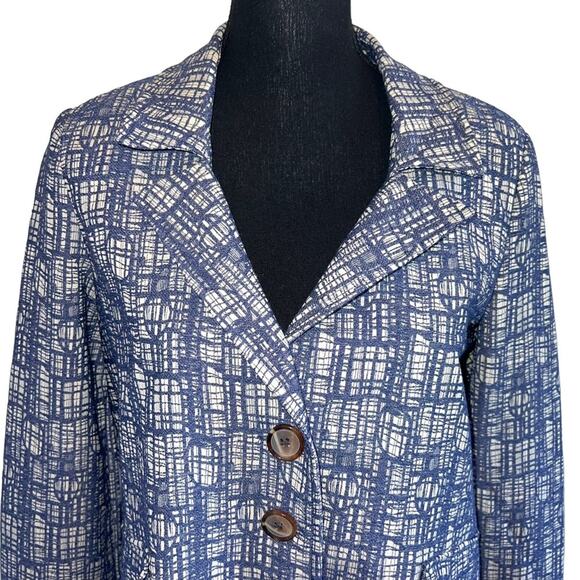 NWT The Man Repeller x PJK Blazer Jacquard Jacket M - Picture 2 of 10